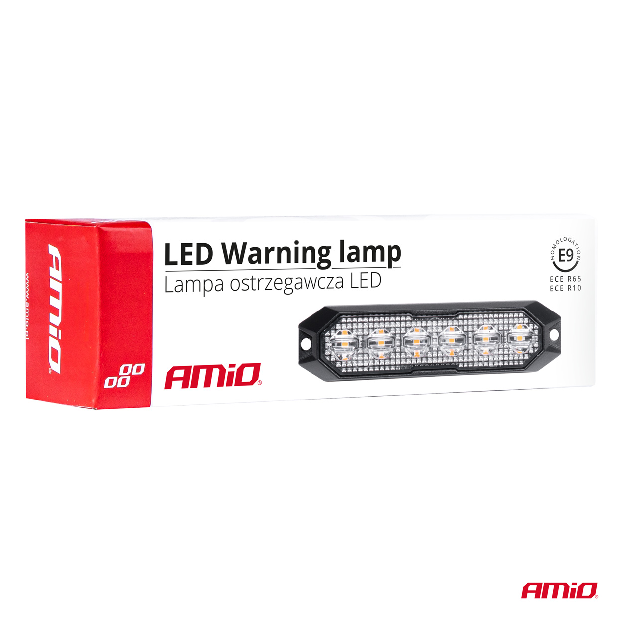 AMIO - Στρομπο 12/24V 6XSMD LED 18W (6X3W) R65 R10 IP68 IP6K9K 122X30MM - 1 Τεμ. (03930/AM) - Thumbnail 6