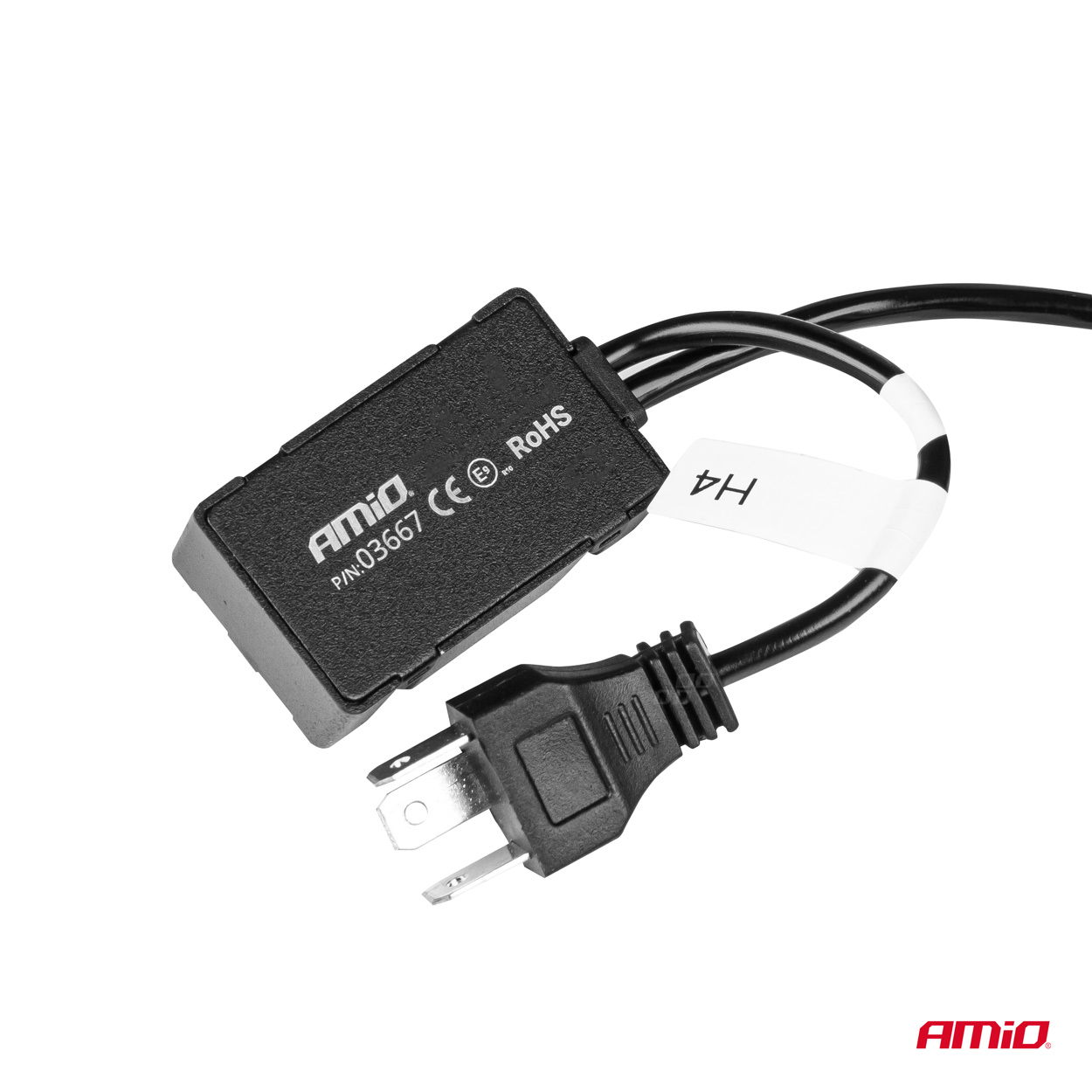 AMIO - Λαμπες H4 Pl-lens Series 9>36V 60W 5.000K 3.800LM LED 2X4575 Smd Can-bus Με Προτζεκτορα - 2 Τεμ. (03667/AM) - Thumbnail 5