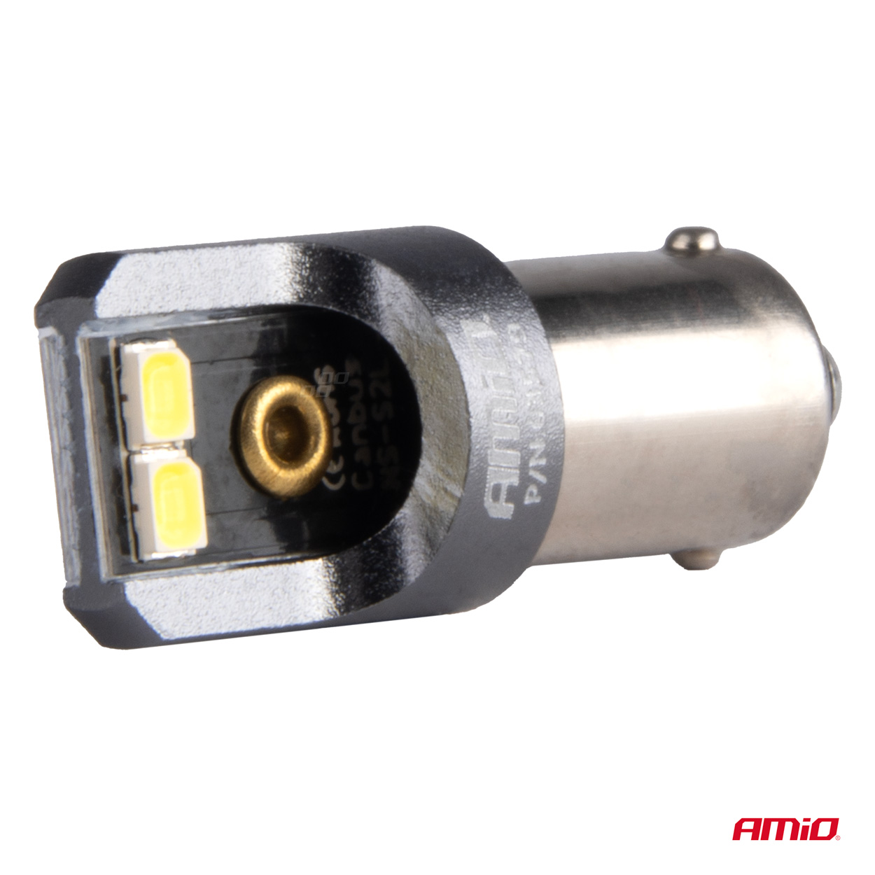 AMIO - Λαμπακια T4W BA9S 12/24V 6.000K 4XSMD LED Can-bus Λευκο 2016 Pro Series - 2 Τεμ. (03579/AM) - Thumbnail 3
