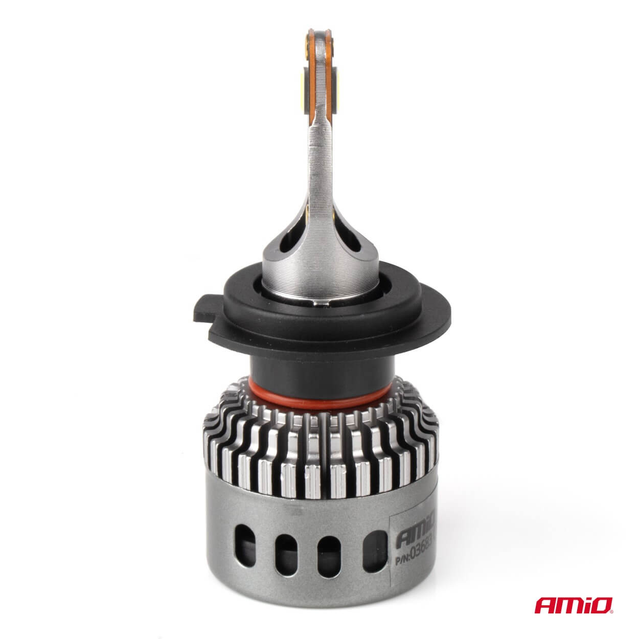 AMIO - Λαμπες H7 9>16V 6.000K 5.400LM 60W K3 Series LED Can-bus(με Ψυκτρα) - 2 Τεμ. (03683/αμ) - Thumbnail 2