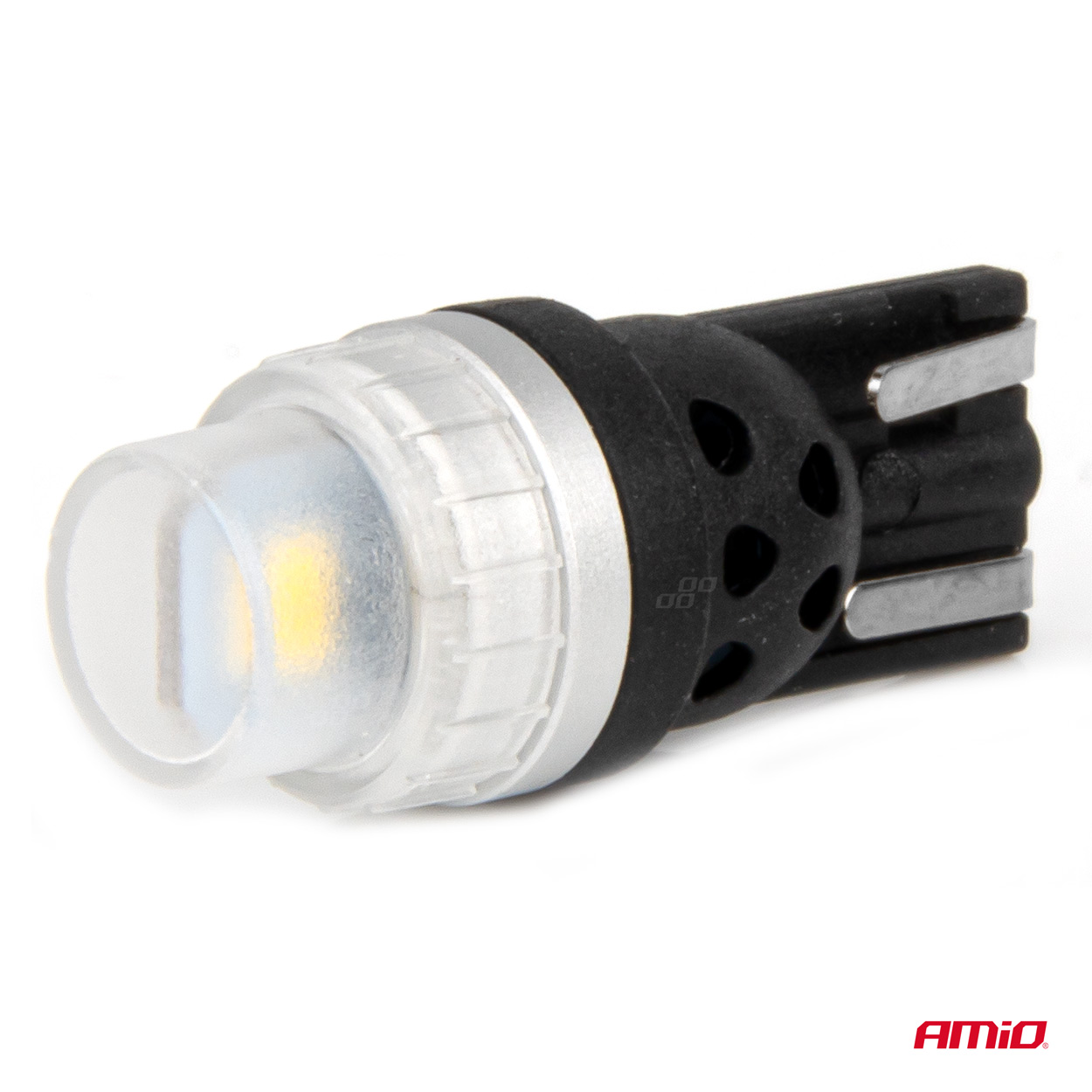 AMIO - Λαμπακια T10 W5W 12/24V 2X3020 Smd LED Λευκο Pure Light Series - 2 Τεμ. (03726/AM) - Thumbnail 3