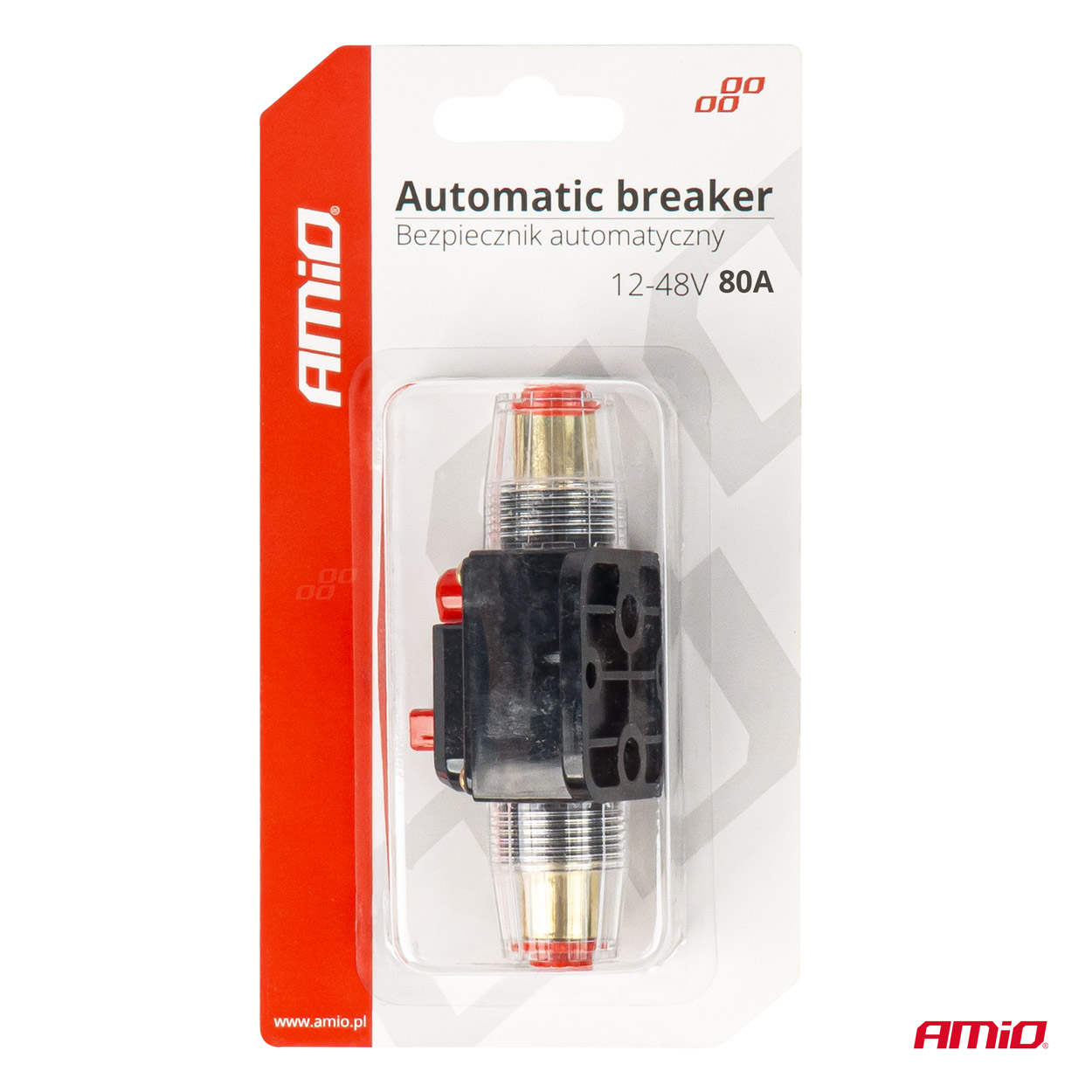 AMIO - Διακοπτης Ασφαλειας Κυκλωματος 12/24/36/48V 80A - 1 Τεμ. (03820/AM) - Thumbnail 6