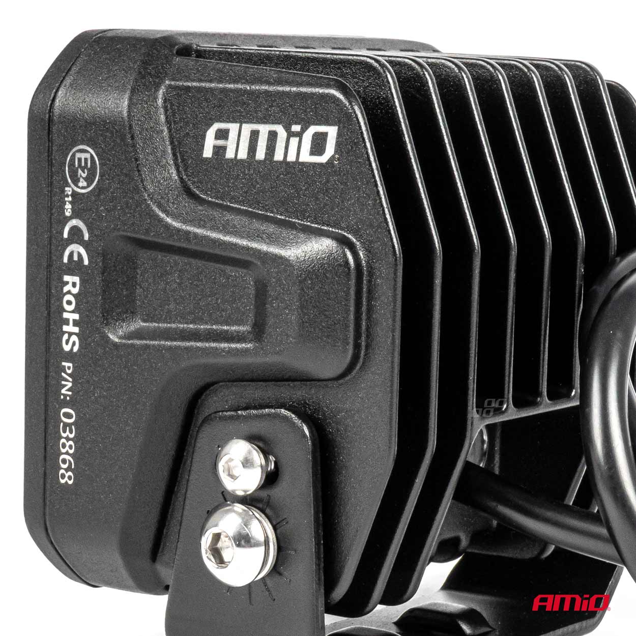 AMIO - Προβολεας Οδηγησης LED Pro IP67 10-30V 58W Τετραγωνος 107X102X86MM - 1 Τεμ. (03868/AM) - Thumbnail 4