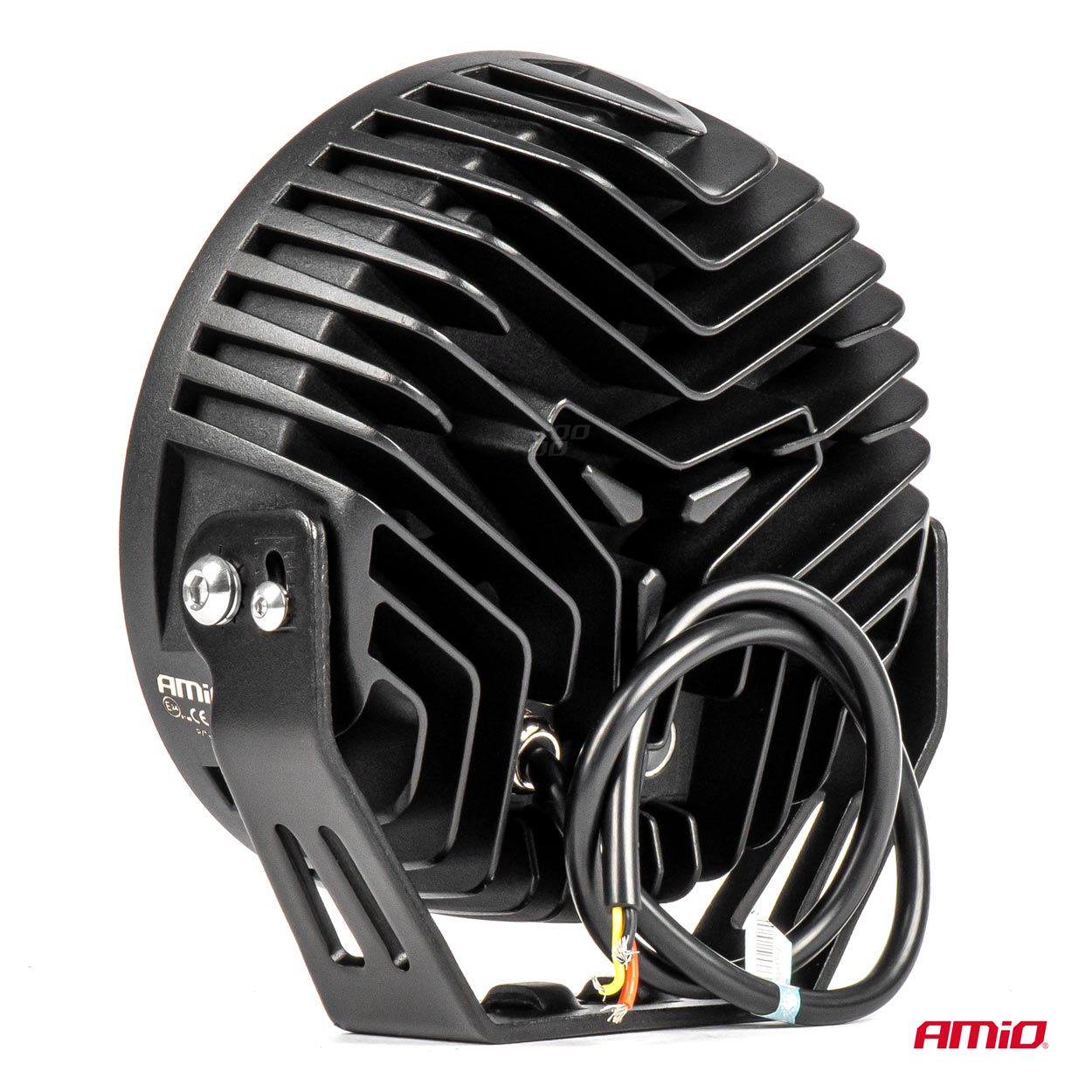 AMIO - Προβολεας Οδηγησης Στρογγυλος LED Pro IP67 9600LM 10-30V - 80W - 6000K - 16 LED - 178X178X65MM - 1 Τεμ. (03871/AM) - Thumbnail 2