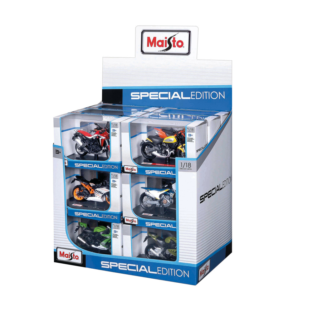 Μινιατουρες Bmw/HONDA/KAWASAKI/SUZUKI/YAMAHA Moto 1:18 Maisto - 18 Τεμ. - Thumbnail 4