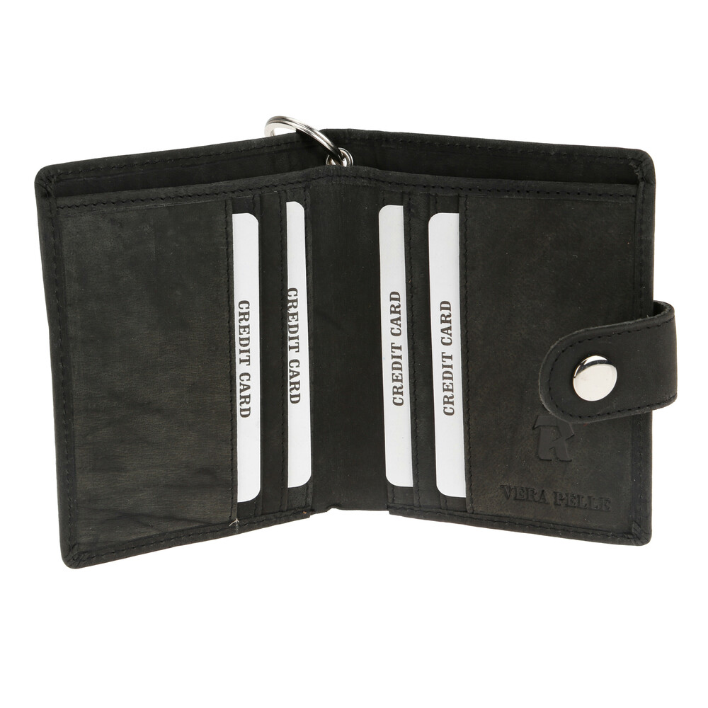 Πορτοφολι Δερματινο Για Καρτες & Χρηματα Biker Wallet Me 45CM Αλυσιδα Rfid Προστασια Σε Μαυρο Χρωμα LAMPA - 1 Τεμ. - Thumbnail 2