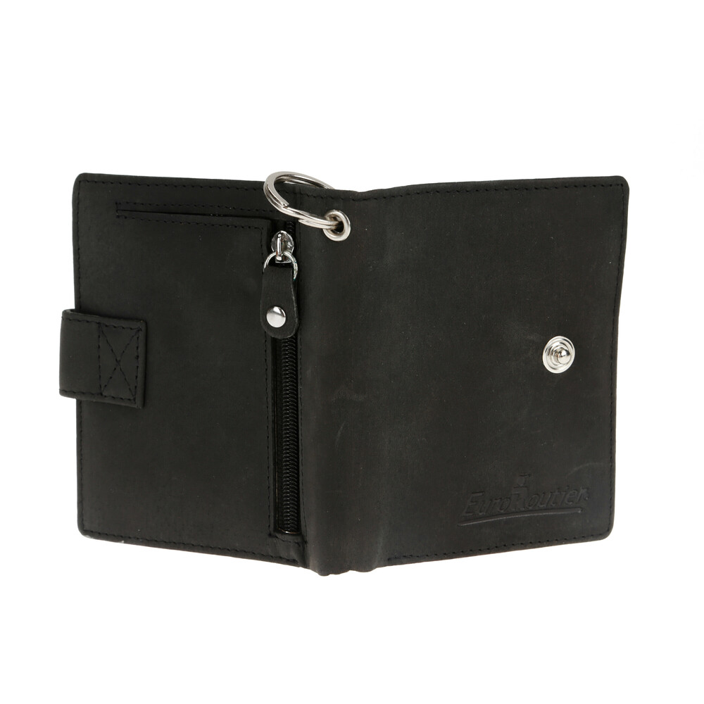Πορτοφολι Δερματινο Για Καρτες & Χρηματα Biker Wallet Me 45CM Αλυσιδα Rfid Προστασια Σε Μαυρο Χρωμα LAMPA - 1 Τεμ. - Thumbnail 3