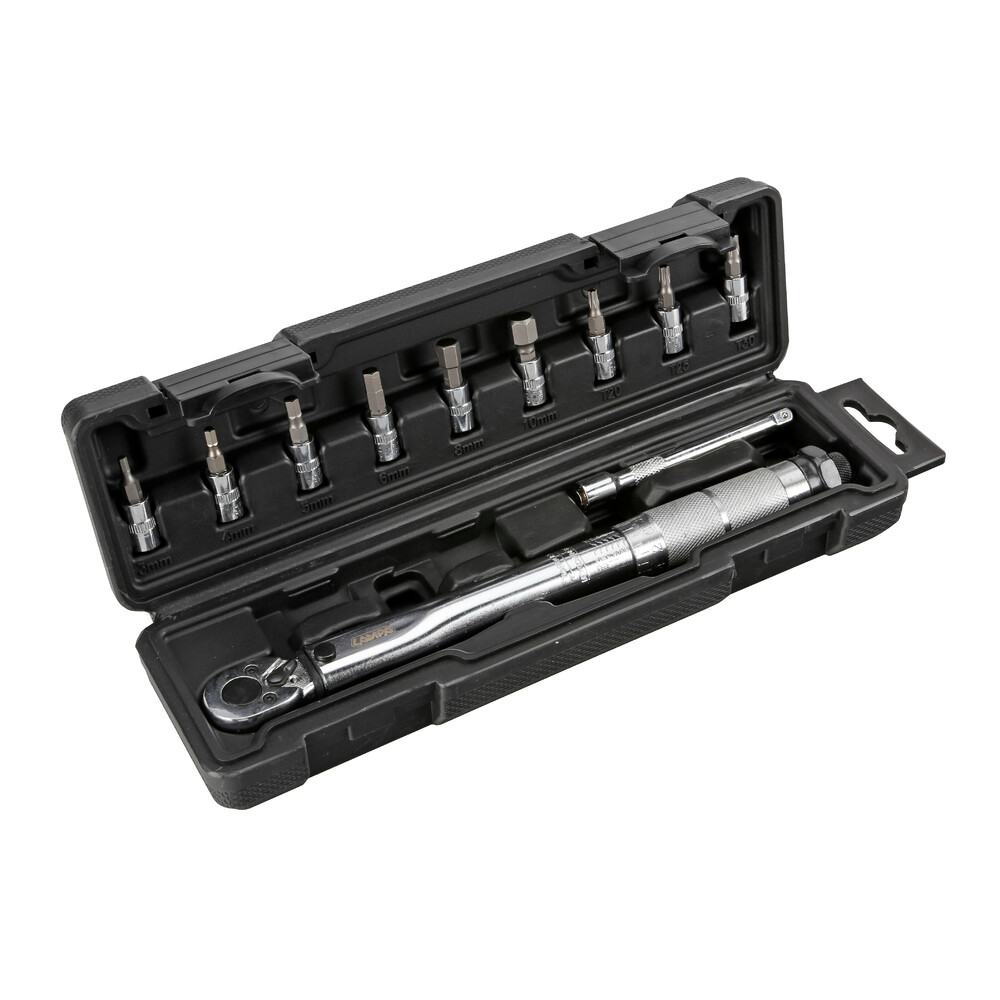 Δυναμοκλειδο/ροποκλειδο Torque (τορξ) 1/4'' 5>25NM 28CM Crv Με 9 Μυτες & Προεκταση Μηκους 10CM LAMPA - 1 Τεμ. - Thumbnail 7