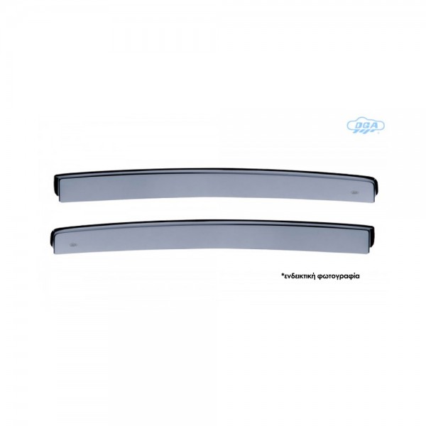 ΖΕΥΓΑΡΙ ΠΙΣΩ ΑΝΕΜΟΘΡΑΥΣΤΕΣ ΓΙΑ MAZDA 2 HYBRID 5D 2022+ / TOYOTA YARIS 5D 2020+ ΑΠΟ ΕΥΚΑΜΠΤΟ ΧΥΤΟ ΑΚΡΥΛΙΚΟ ΓΥΑΛΙ DGA - 2 ΤΕΜ