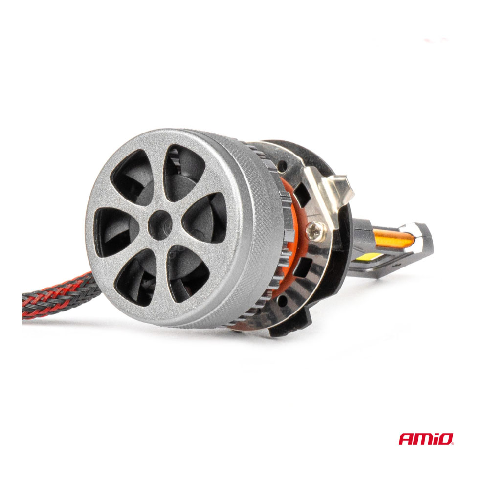 AMIO - Λαμπες H7-6 9>48V 6.500K 4.500LM 50W Hp Series LED Can-bus Με Ψυκτρα - 2 Τεμ. (03676/AM) - Thumbnail 3