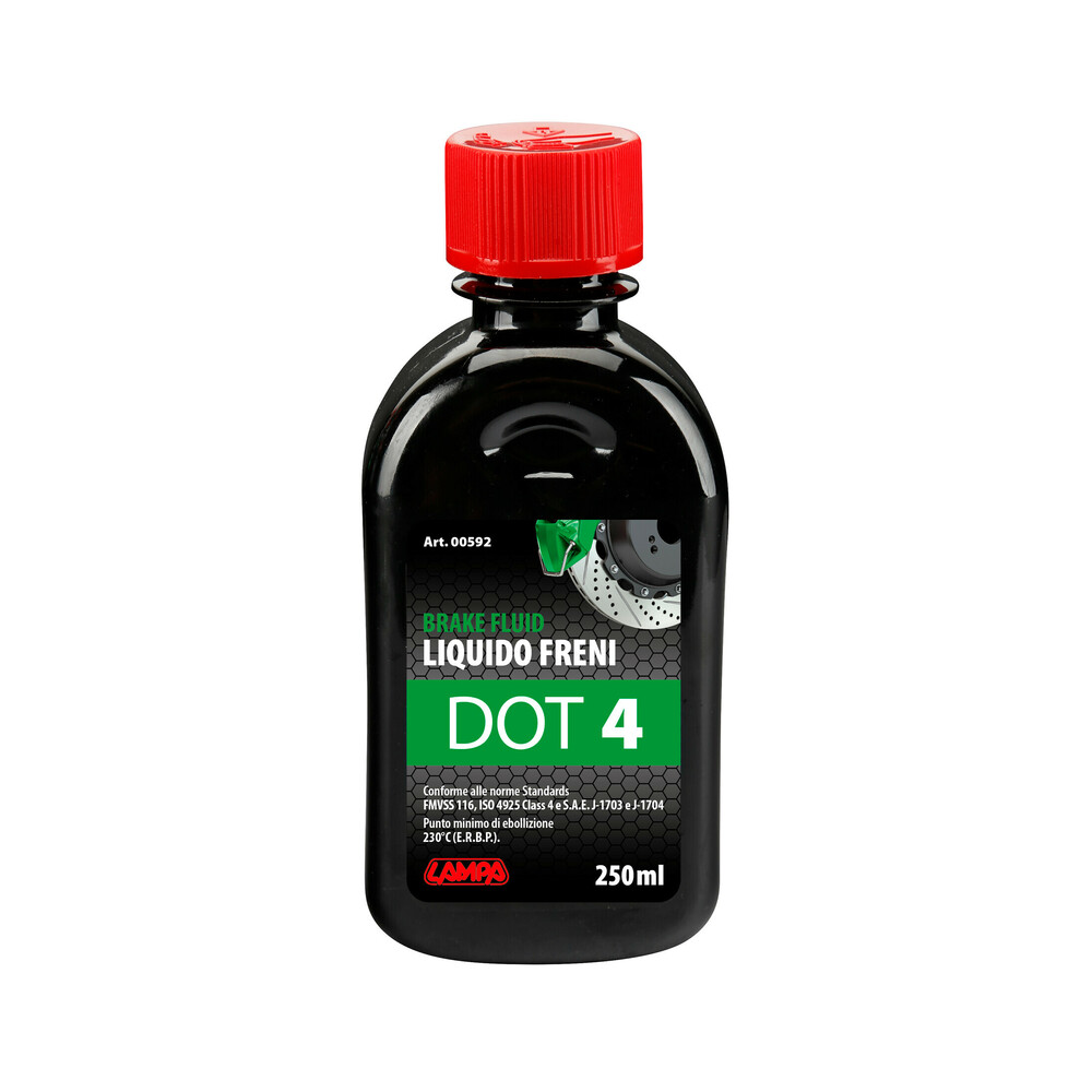 ΥΓΡΟ ΦΡΕΝΩΝ DOT 4 - FMVSS 116 / ISO 4925 CLASS 4 / SAE J-1704 250ml LAMPA - 1 ΤΕΜ.