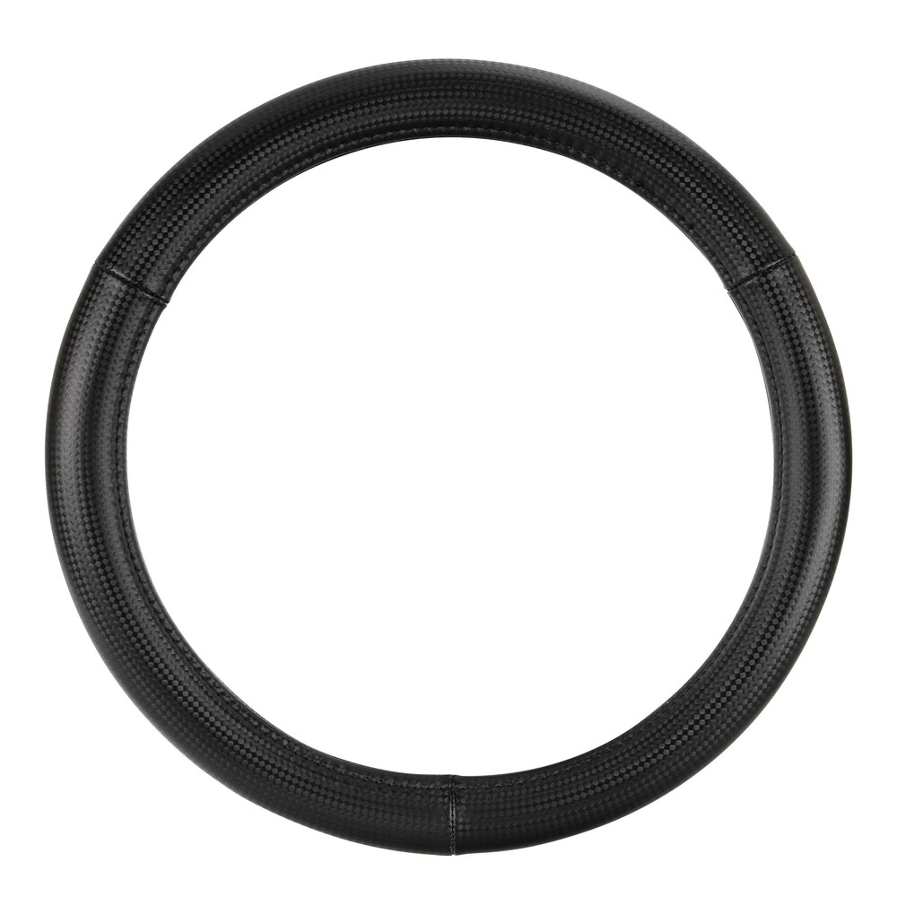Καλυμμα Τιμονιου Racing Premium Black (μ) 37/39CM Συνθετικο Δερμα Skeentex Μαυρο/carbon Look LAMPA  - 1 Τεμ. - Thumbnail 2
