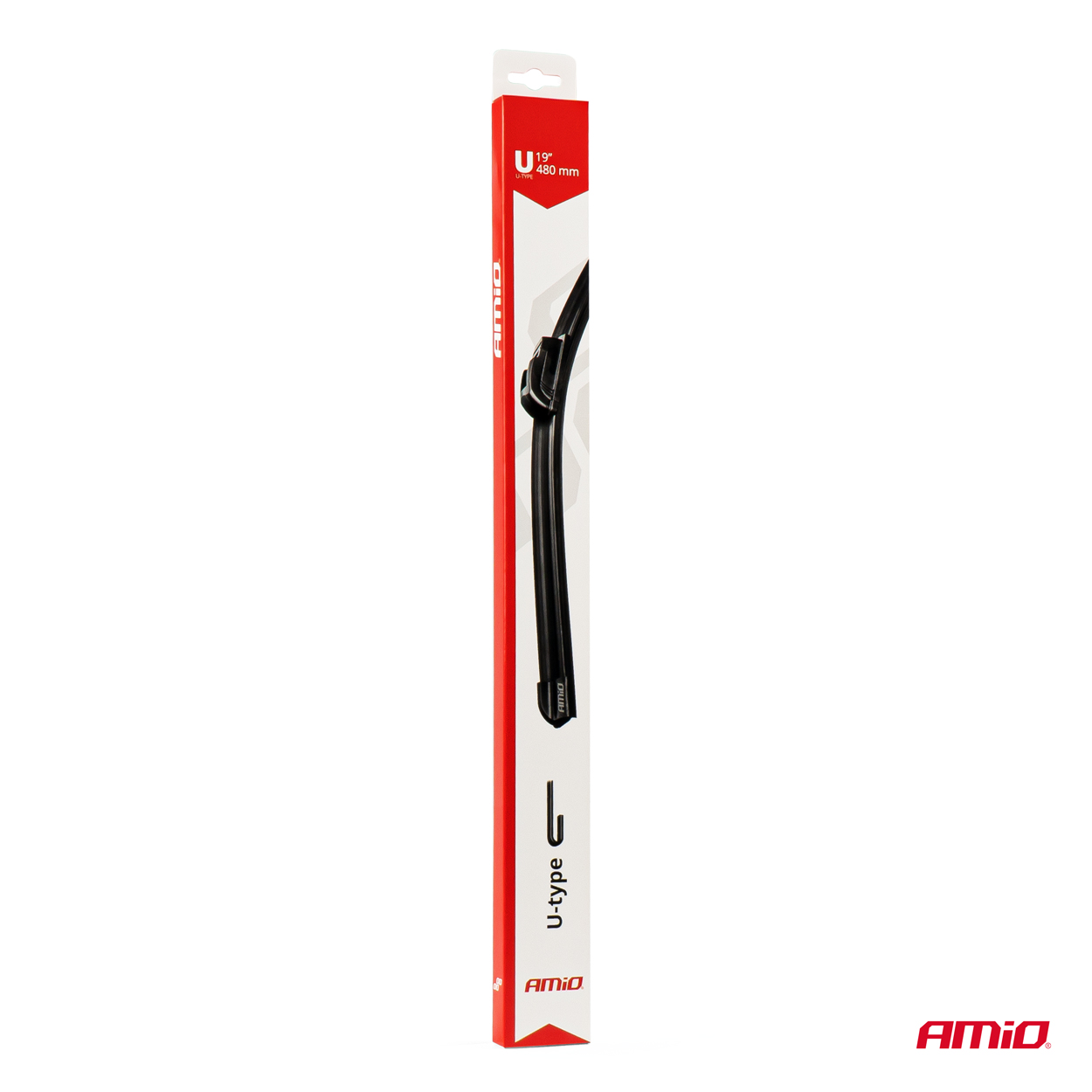 AMIO - Υαλοκαθαριστήρας Flat Τύπου U Μήκος 550MM/22'' – 1 Τεμ. (01182/AM) - Thumbnail 11