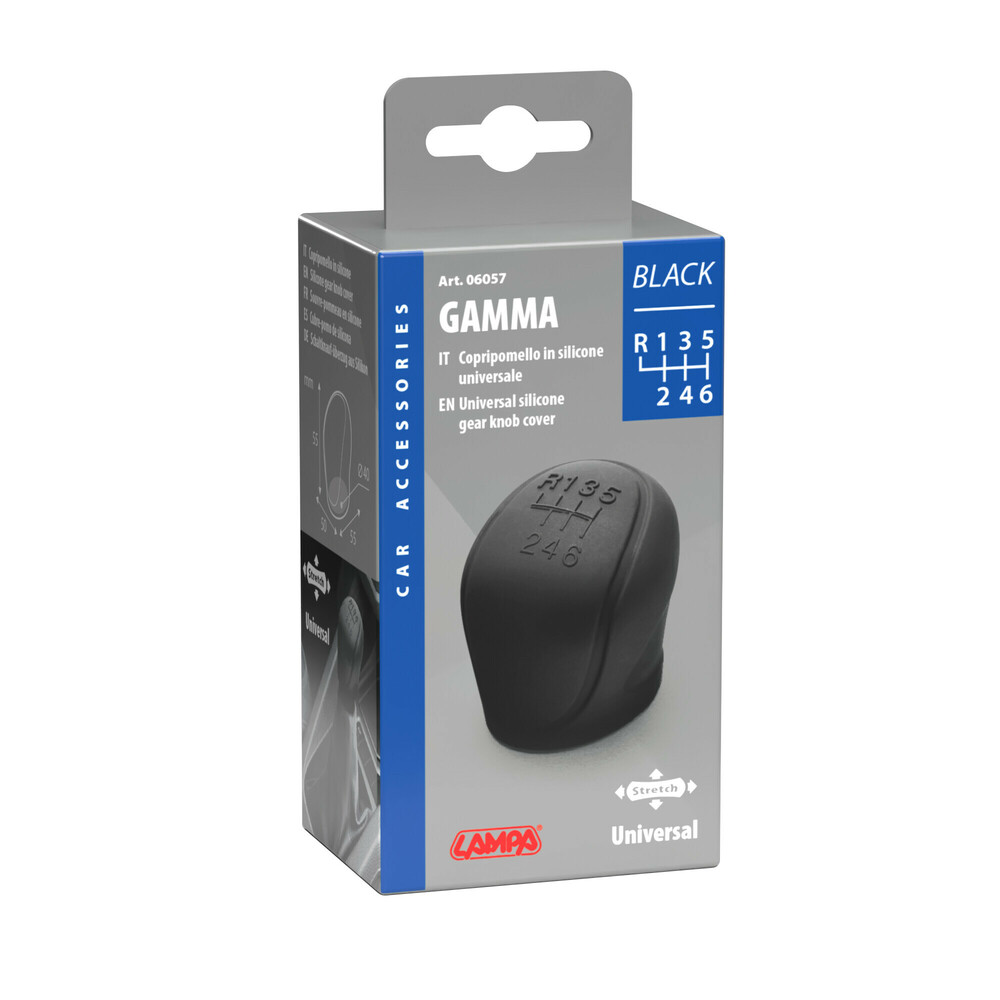 Καλυμμα Για Πομολο Ταχυτητων Gamma Black Σιλικονης Universal Μαυρο Με 6 Ταχυτητες​ LAMPA - 1 Τεμ. - Thumbnail 5