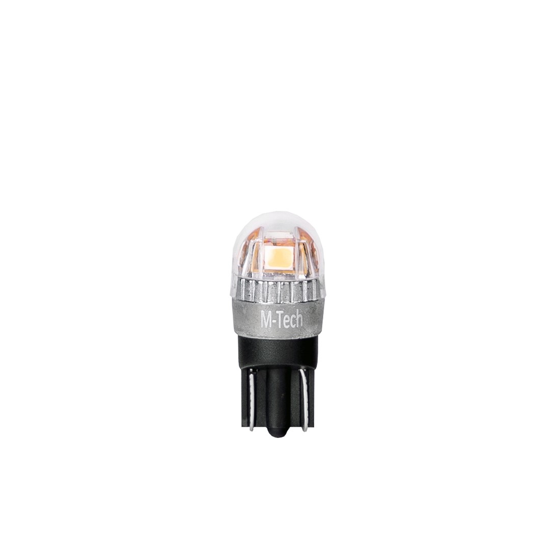Λαμπακια T10 W5W W2.1X9.5D 12/24V 1,4W 65LM 5X2835SMD LED 5700K Πορτοκαλι Blister 2 Τεμ. - Thumbnail 2