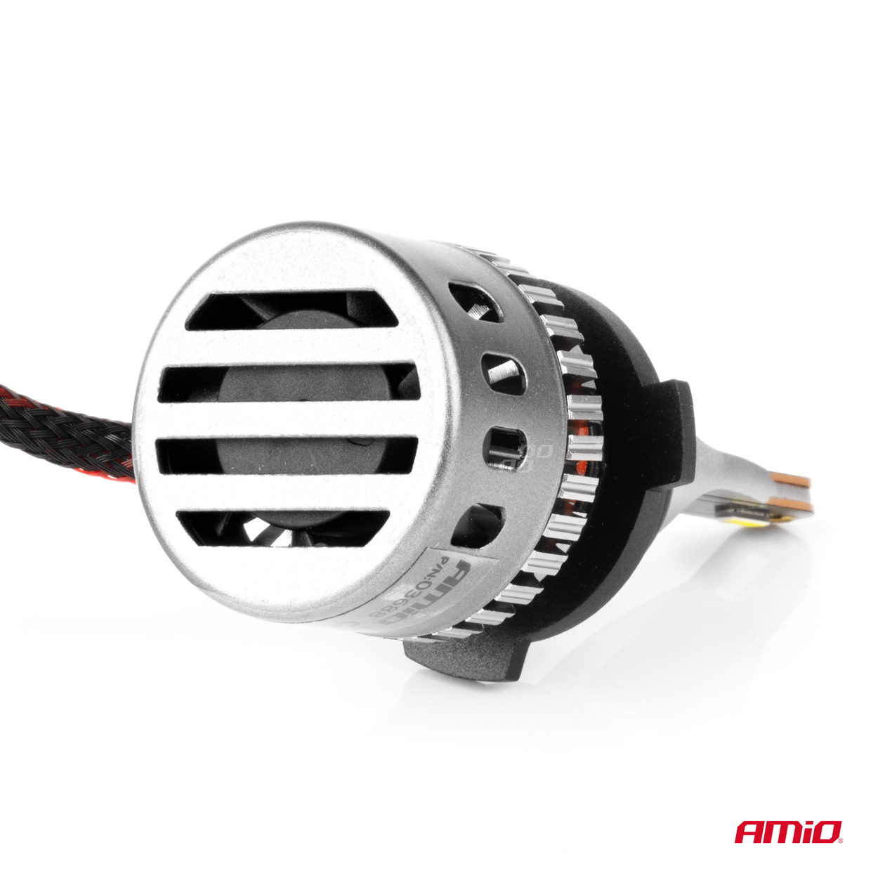 AMIO - Λαμπες HB4 9006 9-16V 6.000K 5.400LM 60W K3 Series LED Can-bus Με Ψυκτρα - 2 Τεμ. (03688/AM) - Thumbnail 4