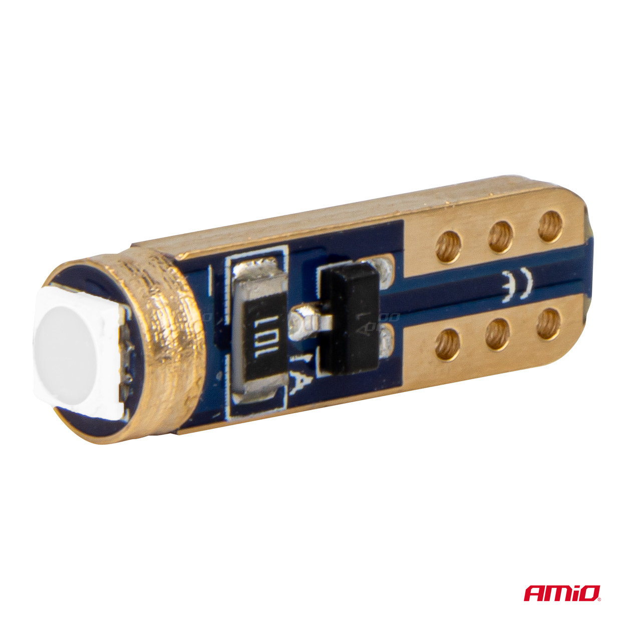 AMIO - Λαμπακια T5 W1W 12V 1SMD LED Μπλε - 2 Τεμ. (03728/AM) - Thumbnail 3