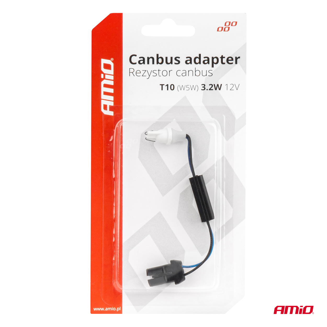 AMIO - Αντισταση Για Λαμπακια LED T10 W5W 12V 3.2W - 1 Τεμ. (04087/AM) - Thumbnail 4