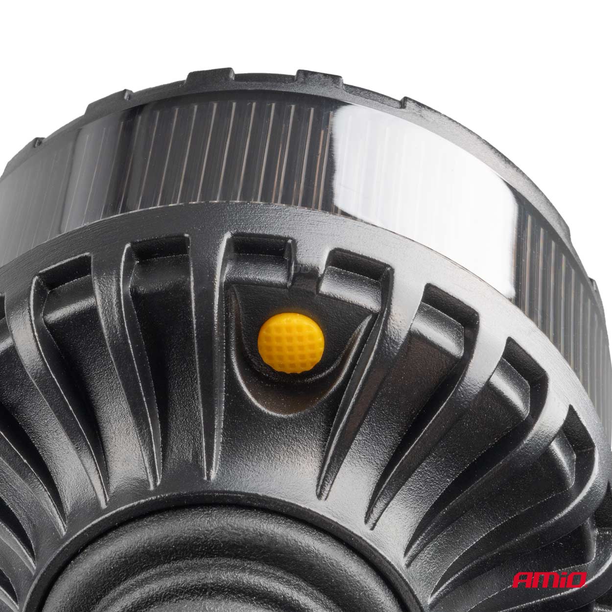 AMIO - Φαρος Φιμε Heavy Duty W28P 12/24V 16LED Ελαστικος Βιδωτος Πορτοκαλι Υ169MM Φ110MM - 1 Τεμ. (04107/AM) - Thumbnail 3