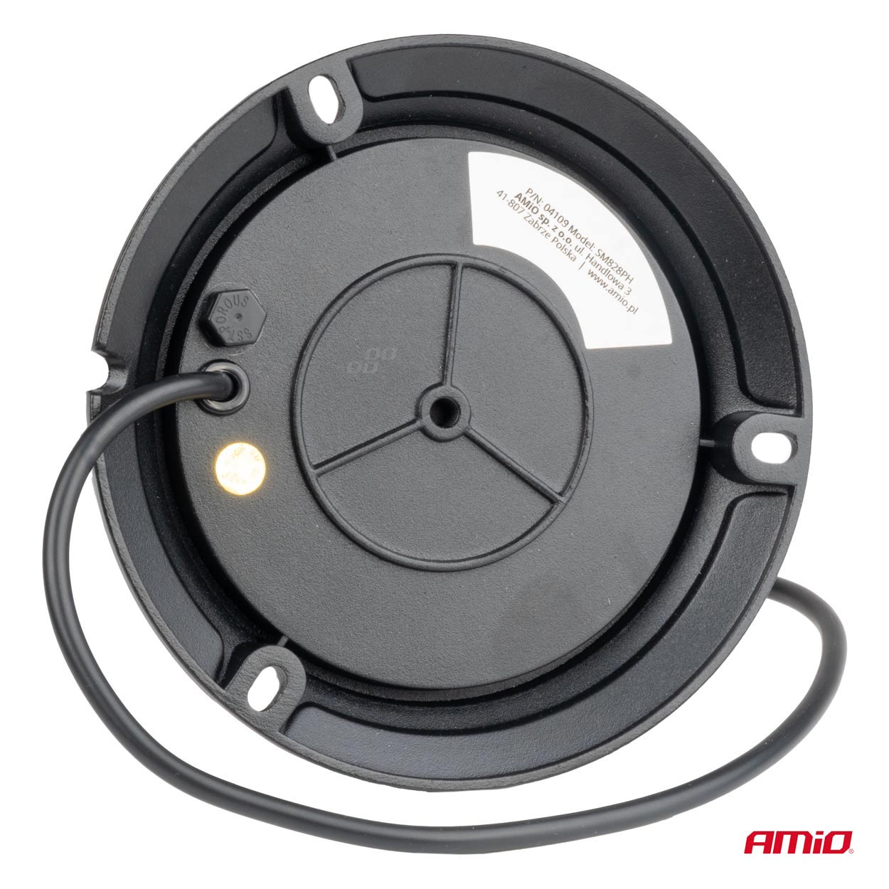 AMIO - Φαρος Φιμε Heavy Duty W28B 12/24V Πορτοκαλι 16LED Βιδωτος Υ77MM Φ110MM - 1 Τεμ. (04109/AM) - Thumbnail 3