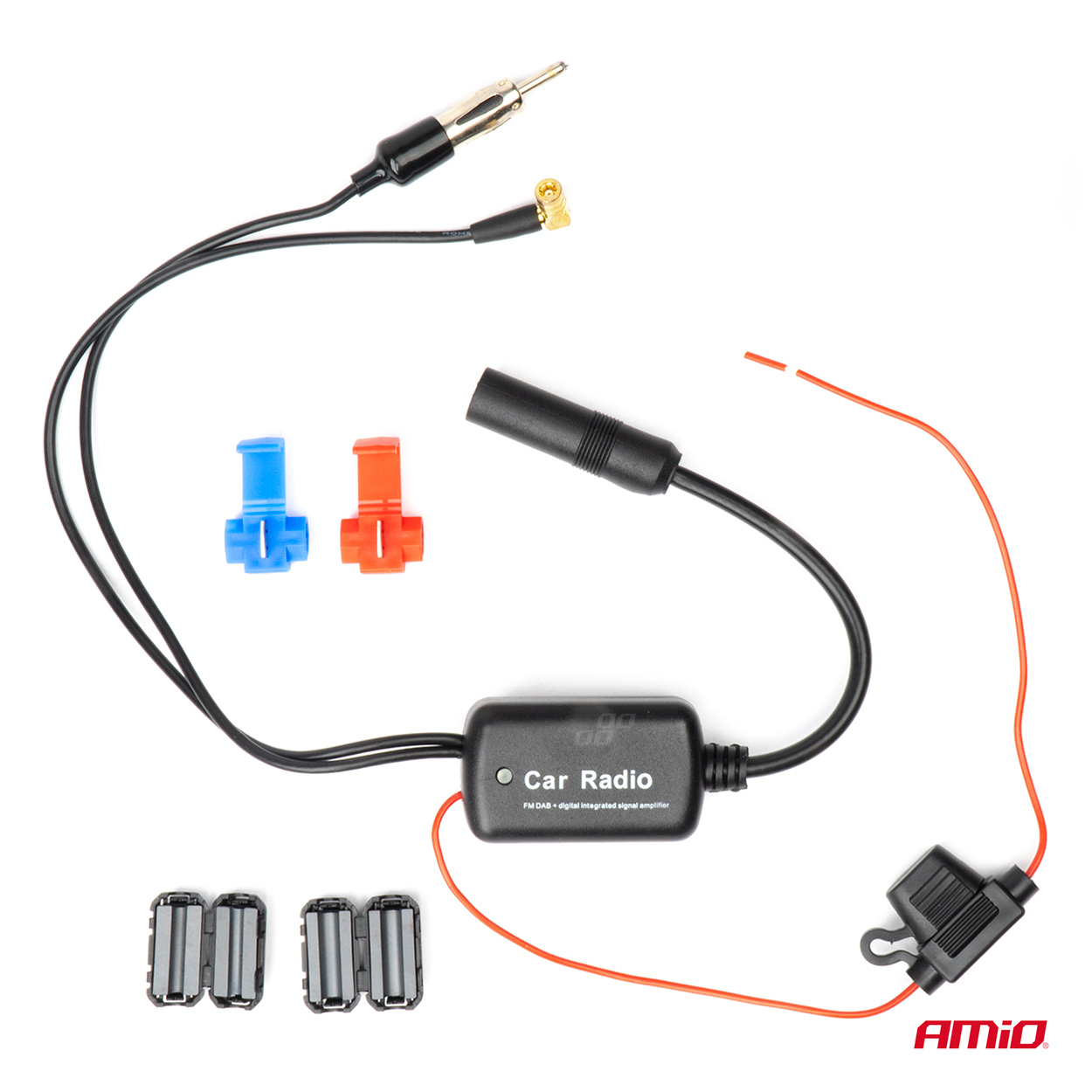AMIO - Ενισχυτης Σηματος Κεραιας 12V - Dab/fm - 1 Τεμ. (04134/AM) - Thumbnail 2