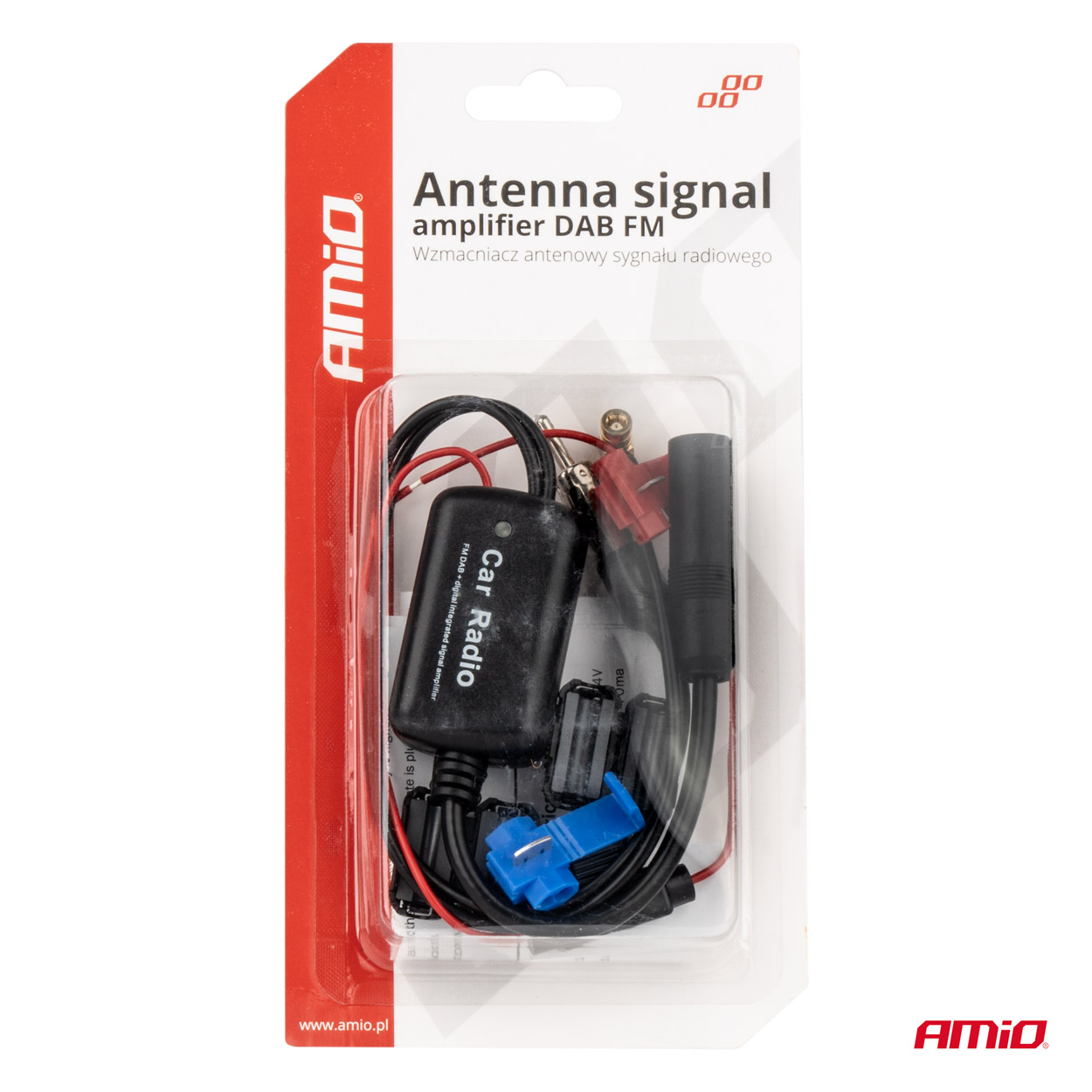 AMIO - Ενισχυτης Σηματος Κεραιας 12V - Dab/fm - 1 Τεμ. (04134/AM) - Thumbnail 5