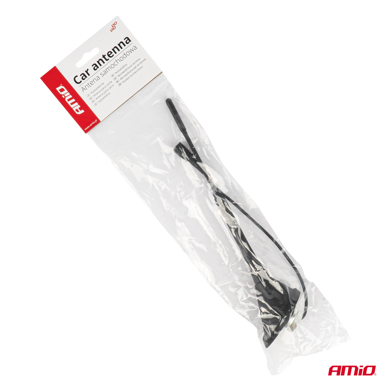 AMIO - Κεραια Οροφης ANT10 25.4 Cm Με Καλωδιο 20CM Και Φισα RAKU-2 Universal Μαυρη - 1 Τεμ. (04154/AM) - Thumbnail 8