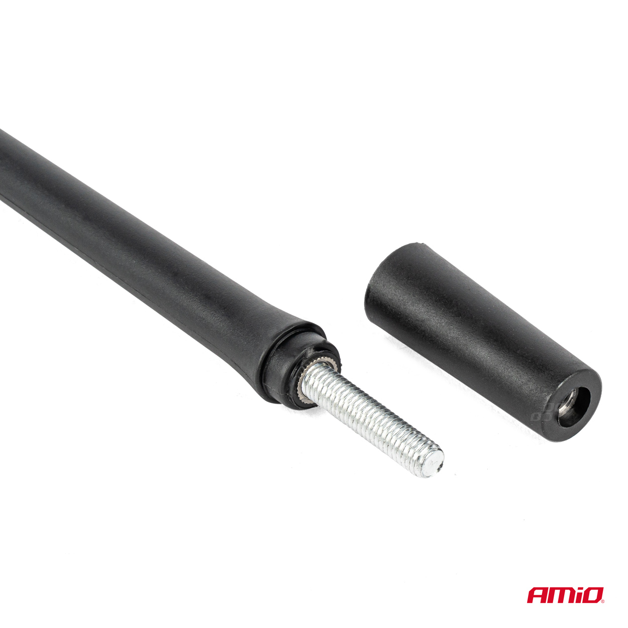 AMIO - Κεραια Οροφης ANTM12 33CM Με 2 Ανταπτορες 5-6MM Μαυρη - 1 Τεμ. (04162/AM) - Thumbnail 3
