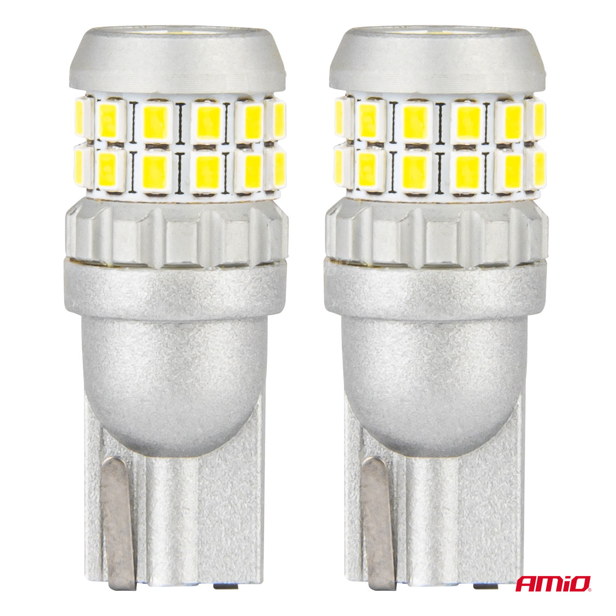 AMIO - Λαμπακια T10 W5W 12V/24V LED Can-bus 30XSMD 2016 Λευκο 5500K - 2 Τεμ. (04233/AM) - Thumbnail 2