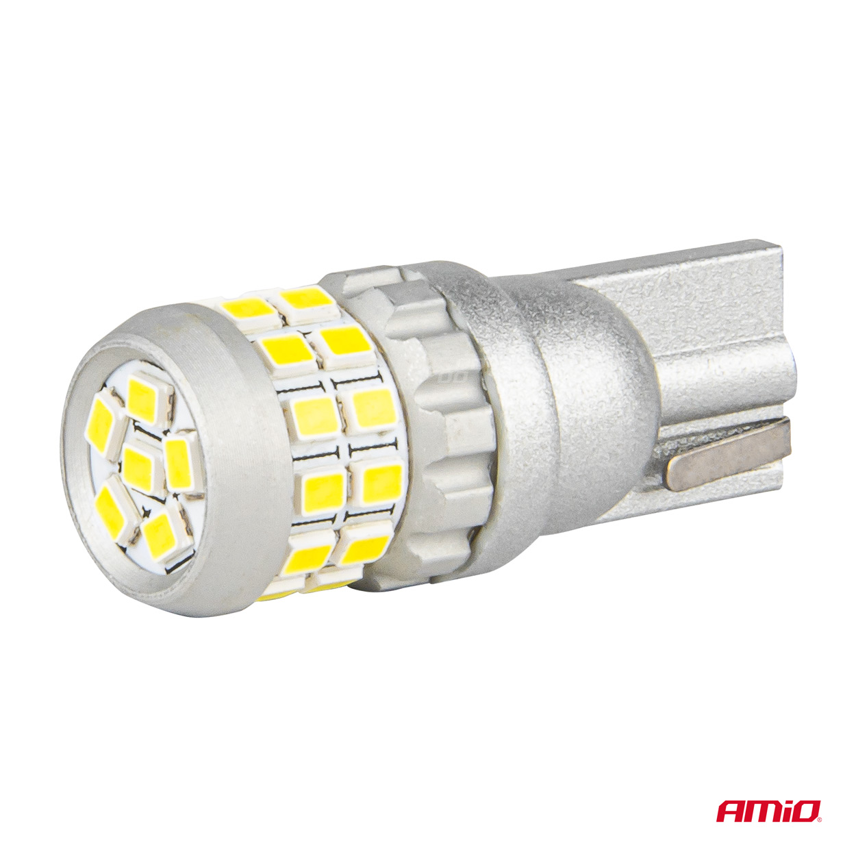 AMIO - Λαμπακια T10 W5W 12V/24V LED Can-bus 30XSMD 2016 Λευκο 5500K - 2 Τεμ. (04233/AM) - Thumbnail 4