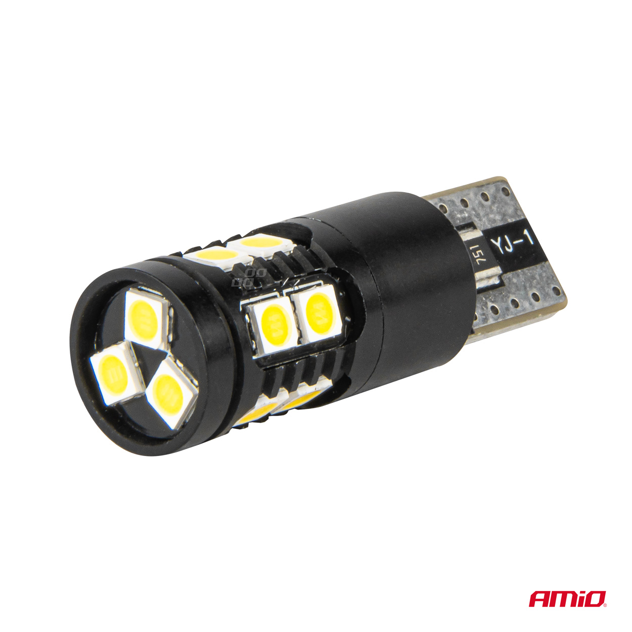 AMIO - Λαμπακια T10 W5W 12V/24V LED Can-bus 13XSMD 3030 Λευκο 5500K - 2 Τεμ. (04259/AM) - Thumbnail 4