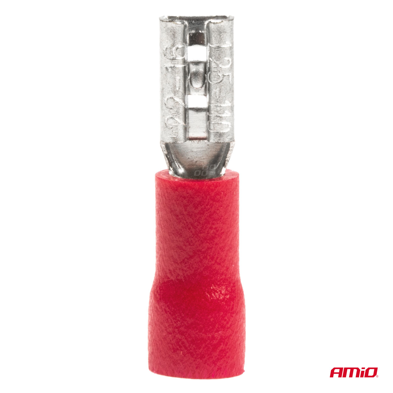 AMIO - Φισακια Θηλυκα Κοκκινα FDD1 1,25-110 /10A/ 3,8MM Αμο - 10 Τεμ. (03060/AM) - Thumbnail 3