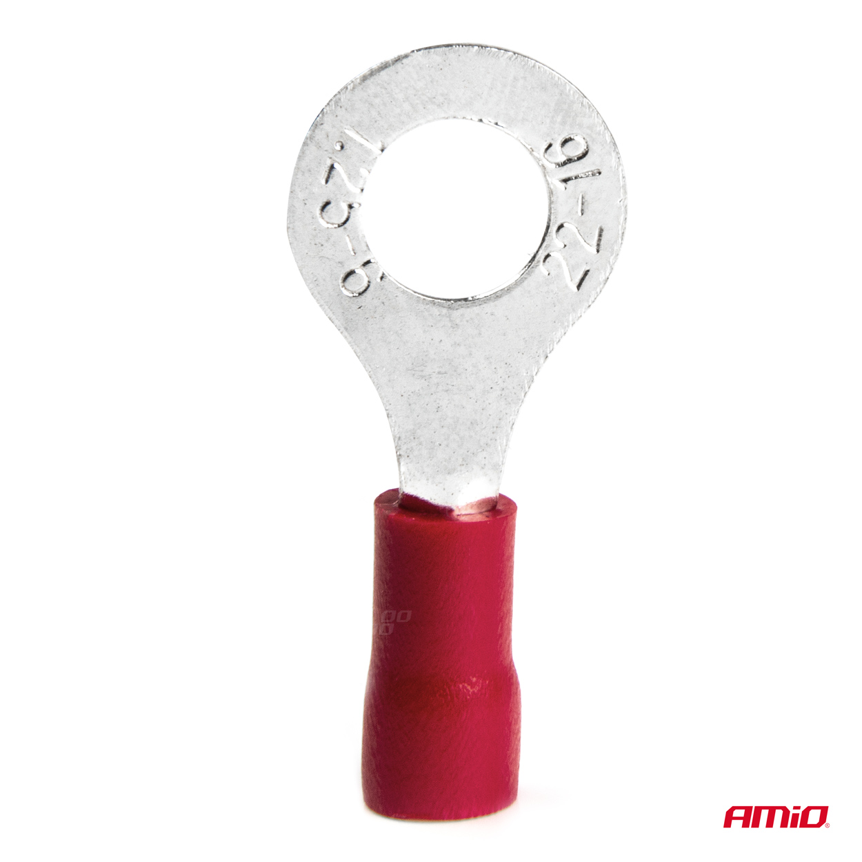 AMIO - Φισακια Δαχτυλιδι Κοκκινα RV1.25-6 / 6.5MM - 10 Τεμ. (03078/AM) - Thumbnail 3
