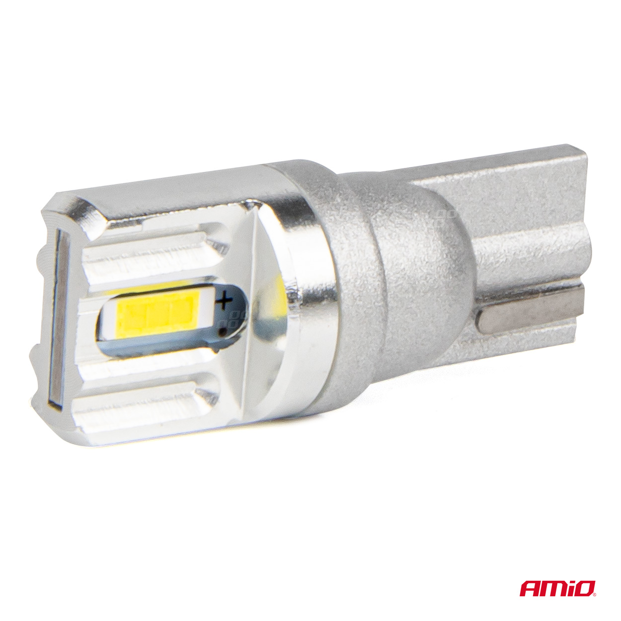 AMIO - Λαμπακια LED T10 W5W 12/24V LED 2X1860SMD Standard Λευκα - 2 Τεμ. (03719/AM) - Thumbnail 3