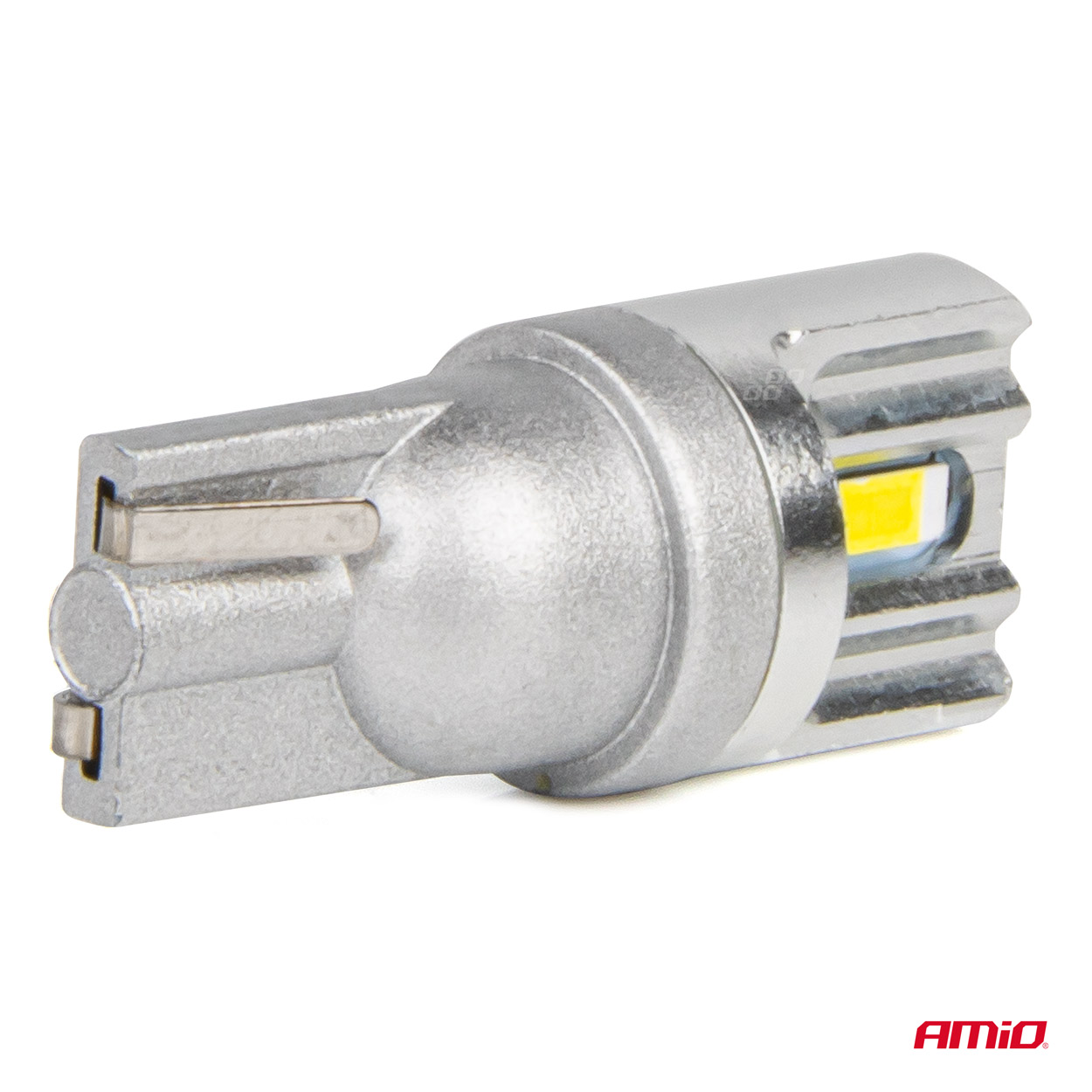 AMIO - Λαμπακια LED T10 W5W 12/24V LED 2X1860SMD Standard Λευκα - 2 Τεμ. (03719/AM) - Thumbnail 4