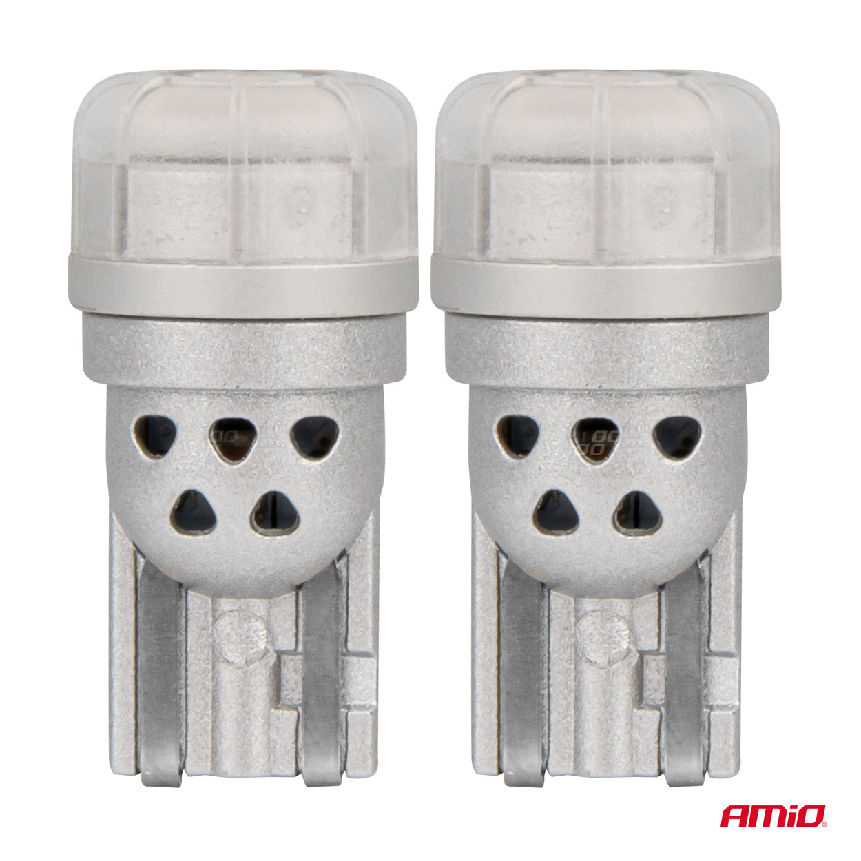 AMIO - Λαμπακια LED T10 W5W 12/24V 3X3020 Smd LED Λευκο Pure Light Series - 2 Τεμ. (03725/AM) - Thumbnail 2
