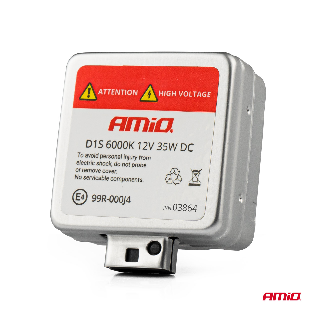AMIO - Ανταλλακτικη Λαμπα Χενον Basic D1S 12V 6.000K 35W Blister Card - 1 Τεμ. (03864/AM) - Thumbnail 2