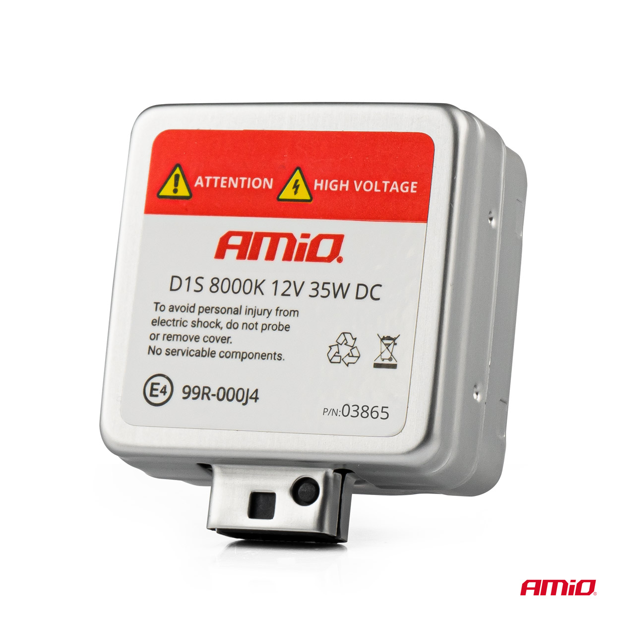 AMIO - Ανταλλακτικη Λαμπα Χενον Basic D1S 12V 8.000K 35W Blister Card - 1 Τεμ. (03865/AM) - Thumbnail 2