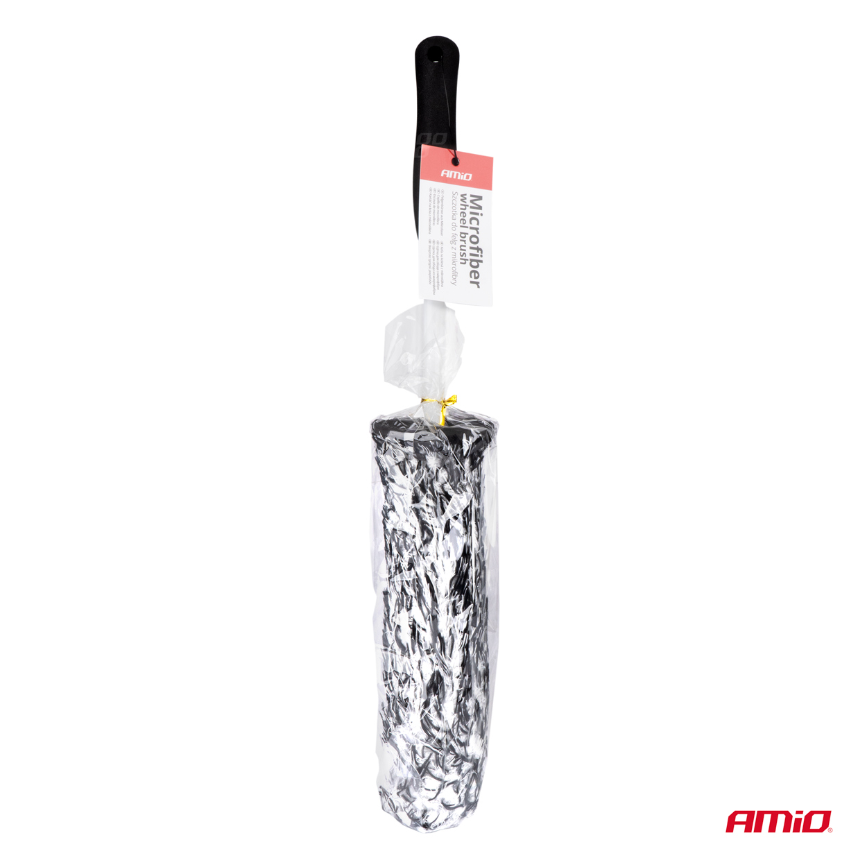 AMIO - Βουρτσα Πλυσιματος Ζαντων Με Λαβη 44CM - 1 Τεμ. (04025/AM) - Thumbnail 4