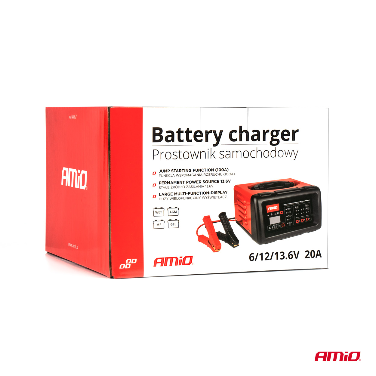 AMIO - Εκκινητης/φορτιστης Μπαταριας 6/12V (100α Start Engine) - 1 Τεμ. (04057/AM) - Thumbnail 7