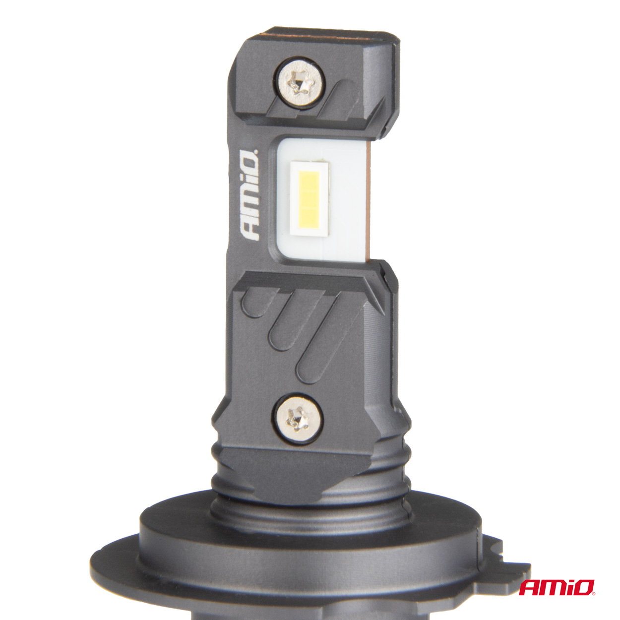 AMIO - Λαμπες LED H7/H18 12V 60W 6.000K 5.600LM +400% LED Can-bus Hybrid Series - 2 Τεμ. (04115/AM) - Thumbnail 4
