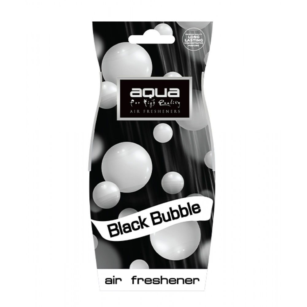 Aqua - ΑΡΩΜΑΤΙΚΟ ΑΥΤΟΚΙΝΗΤΟΥ ΚΡΕΜΑΣΤΟ ΜΕ ΑΡΩΜΑ BLACK BUBBLE DROP AQUA - 1 TEM. (10-1006/AQ)