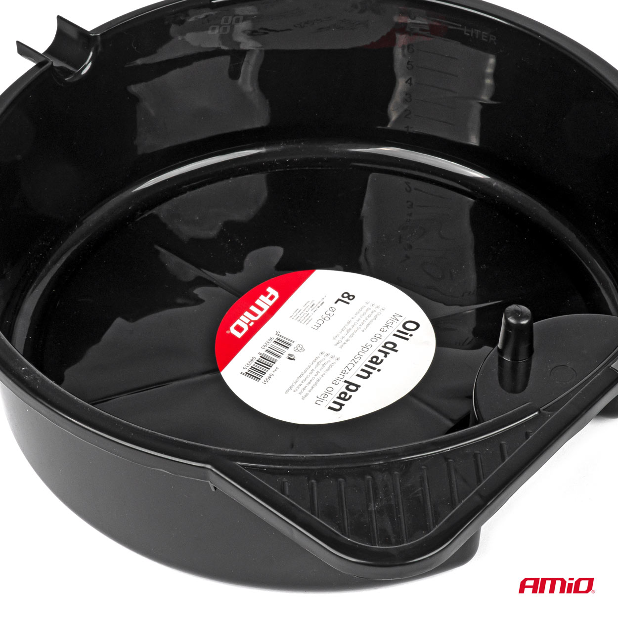 AMIO - Λεκανη Για Λαδια 8L 39CM Δοχειο Αλλαγης Λαδιων - 1 Τεμ. (04051/AM) - Thumbnail 3