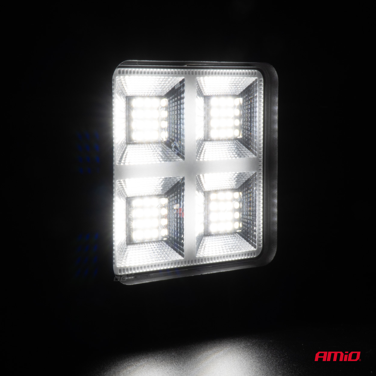 AMIO - Προβολεας Εργασιας Τετραγωνος LED 68W 9-36V 8.000LM 6.500K AWL59 - 1 Τεμ. (04200/AM) - Thumbnail 2
