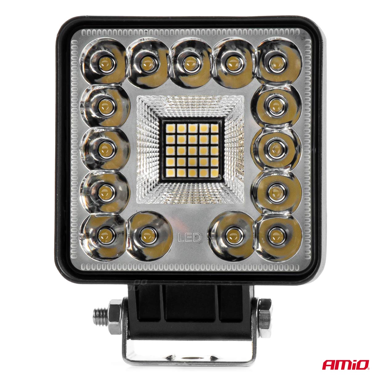 AMIO - Προβολεας Εργασιας Τετραγωνος LED 96W 9-36V 8.000LM 6.500K AWL61 - 1 Τεμ. (04202/AM) - Thumbnail 3