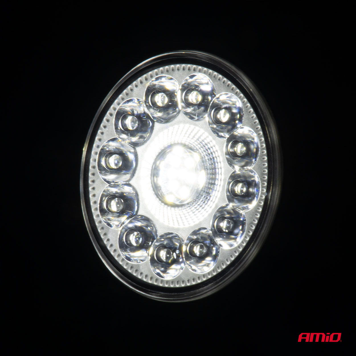 AMIO - Προβολεας Εργασιας Στρογγυλος LED 96W 9-36V 9.600LM 6.500K AWL62 - 1 Τεμ. (04203/AM) - Thumbnail 2