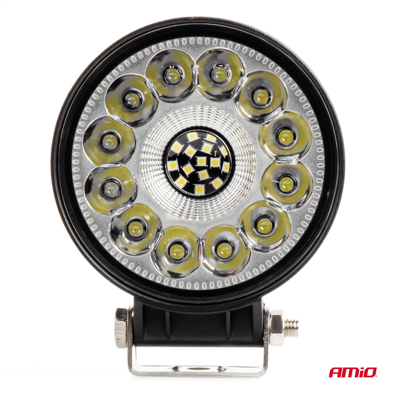 AMIO - Προβολεας Εργασιας Στρογγυλος LED 96W 9-36V 9.600LM 6.500K AWL62 - 1 Τεμ. (04203/AM) - Thumbnail 3