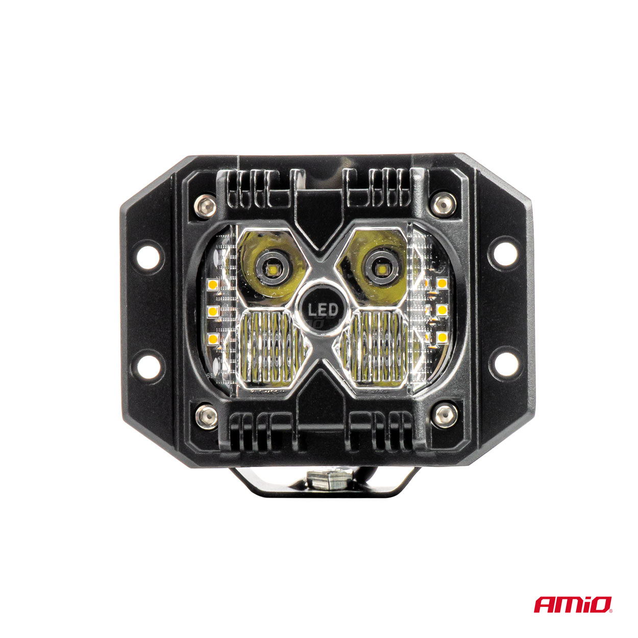 AMIO - Προβολεας Εργασιας Τετραγωνος LED 60W 9-36V 6.000LM 6.500K AWL66 - 1 Τεμ. (04207/AM) - Thumbnail 8