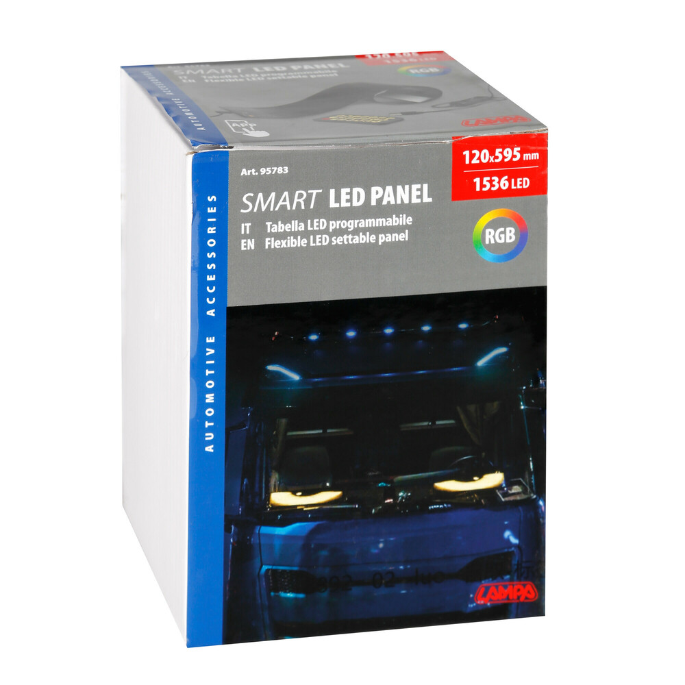 Πανελ Ευκαμπτο Smart LED Panel 1536 LED 120X595MM Rgb Με Καλωδιο 450CM Για Usb & Remote Control LAMPA - 1 Τεμ. - Thumbnail 6