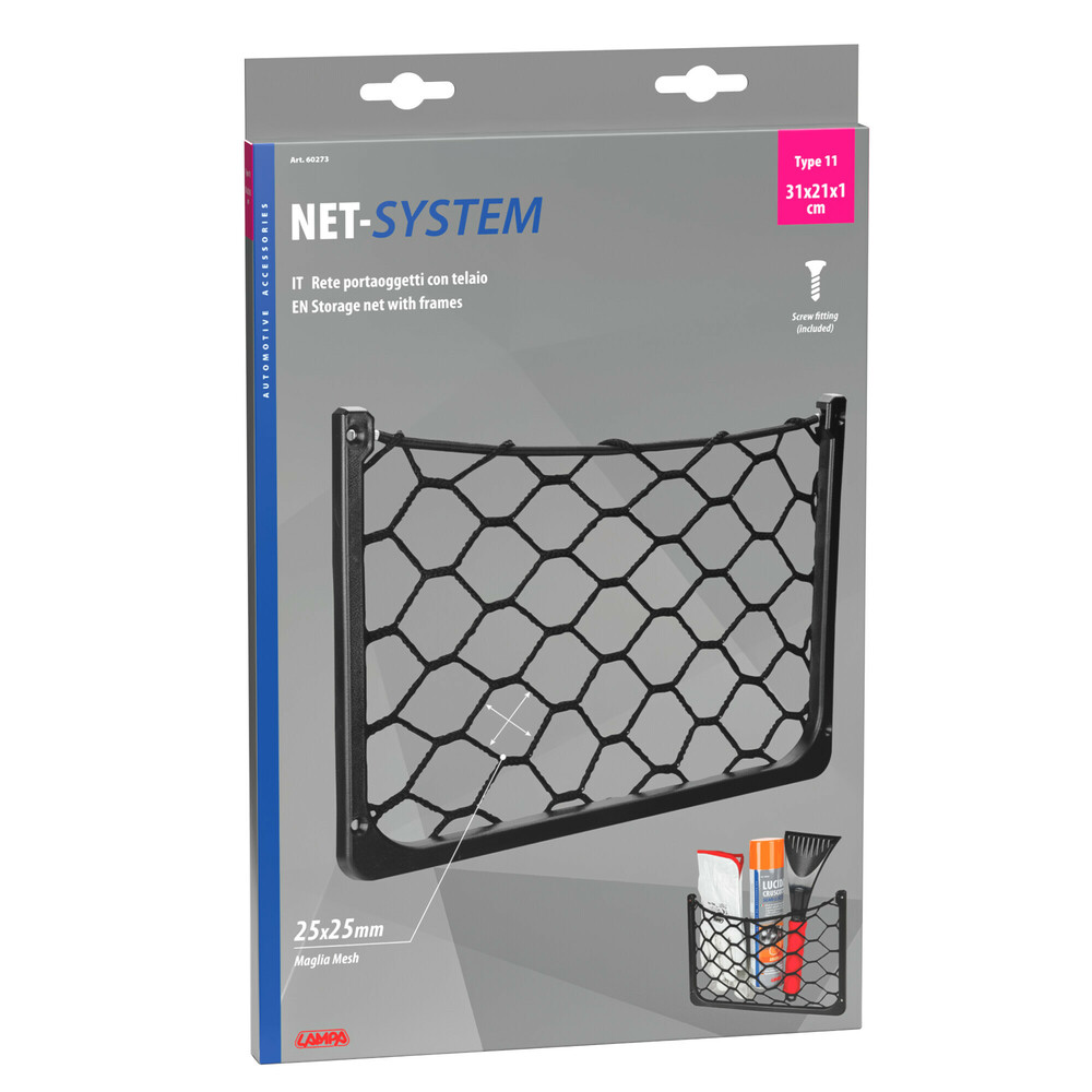 Θηκη Με Ελαστικο Διχτυ 31X21X1CM Net-system 11 Με Πλαισιο Περιχει Κιτ Τοποθετησης LAMPA - 1 Τεμ. - Thumbnail 5